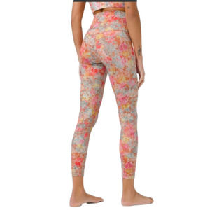 Lululemon Align pant tight 25” (2021) - size 6 - inflorescence multi - EUC